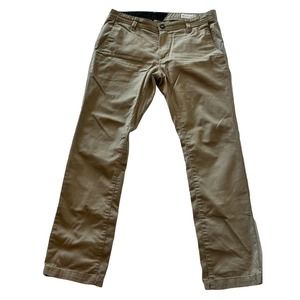 Volcom Men's Frickin Slim Stretch Khaki Pants Clothing Apparel